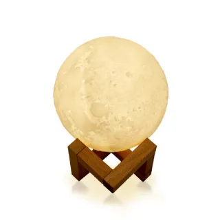 【Jo Go Wu】3D月球小夜燈香薰機(精油機 小夜燈 水氧機 薰香器 精油燈 芳香 香氛機 交換禮物)