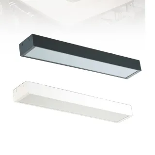 【KAO’S】北歐現代簡約LED T8燈具．白框．黑框兩款(KS9-2503)