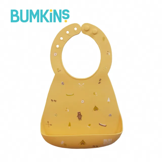 【Bumkins】矽膠圍兜(食品級矽膠材質)