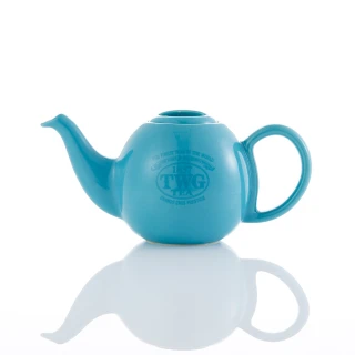 【TWG Tea】現代藝術蘭花系列茶壺 Orchid Teapot(土耳其藍/900ml)