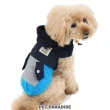 【PET PARADISE】寵物衣服-連帽雙色口袋T 藍(SM / M / L)