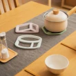 【Easy Kitchen】3D立體矽膠隔熱墊- 丁香紫- 三角形狀