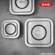 【美國OXO】POP不鏽鋼按壓保鮮盒-正方1L