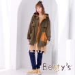【betty’s 貝蒂思】率性軍裝風格大衣(軍綠)