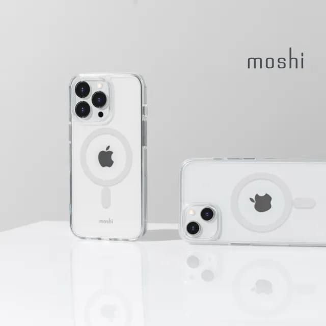 【moshi】iPhone 13 Pro Max 6.8吋 Arx Clear MagSafe 磁吸輕量透明保護殼(iPhone 13 Pro Max)