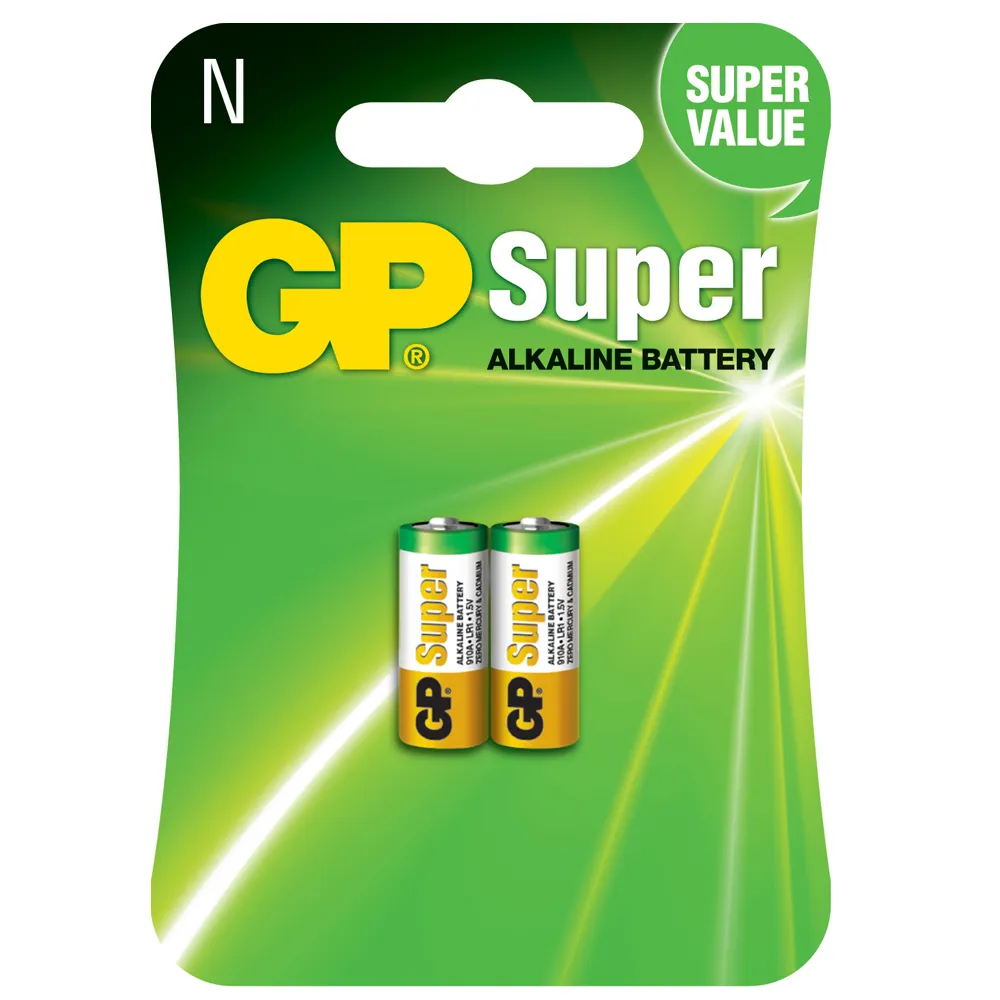 【超霸GP】Super 5號N鹼性電池20粒裝(吊卡裝1.5V LR1)