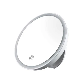 【KINYO】觸控充電式/好攜帶可摺疊LED化妝鏡(BM-080)