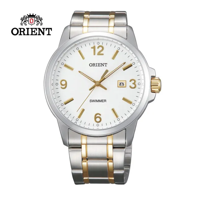 【ORIENT 東方錶】ORIENT 東方錶 OLD SCHOOL系列 復古風石英錶 鋼帶款 白色-41.0 mm(SUNE5002W)
