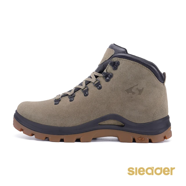 【sleader】防水防滑戶外休閒登山鞋-S247(卡其綠)