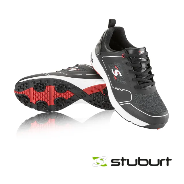 【stuburt】英國百年高爾夫球科技防水鞋-帶防滑鞋釘-XP II SPIKED SBSHU1126(黑)