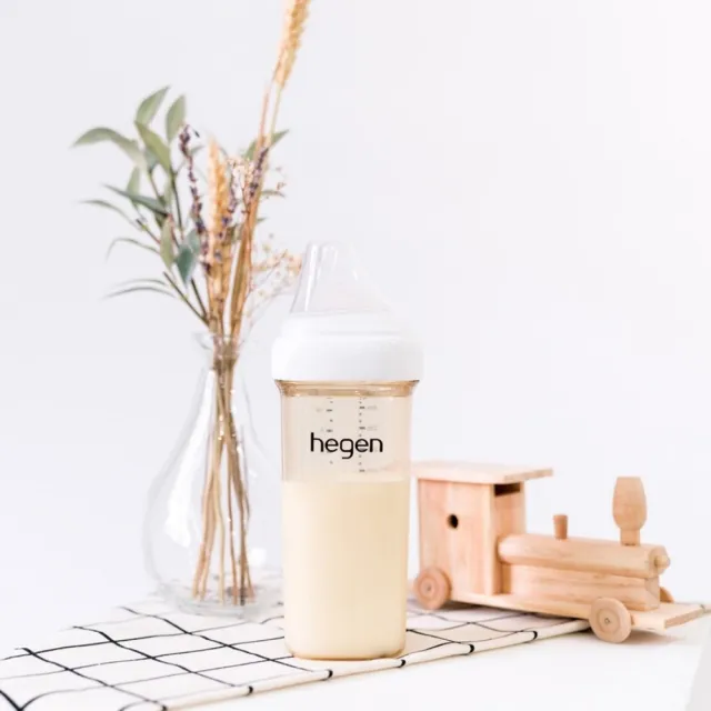 【hegen】金色奇蹟PPSU多功能方圓型寬口奶瓶-330ml(單入)