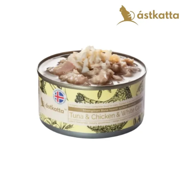 【astkatta冰島】健康主食罐頭 170g*24罐組〈全齡貓適用〉(貓主食罐、貓罐)