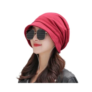 【MGSHOP】微涼舒適小顏八角帽(包頭帽 堆堆帽/5色)