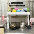 【空間特工】台灣製造 多功能微波爐烤箱置物架 白色(廚房收納/層架/電器櫃/茶几/咖啡桌)