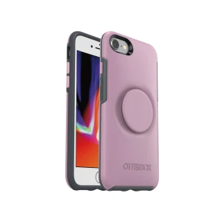 【OtterBox】iPhone SE3 / SE2 / 8 / 7 4.7吋 Symmetry炫彩幾何泡泡騷保護殼(粉)