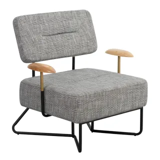 【IDEA】ER極簡輕奢設計舒適單人休閒椅/方糖椅