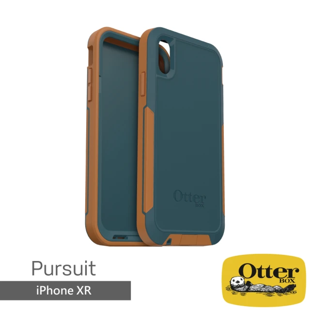 【OtterBox】iPhone XR 6.1吋 Pursuit探索者系列保護殼(藍/褐)