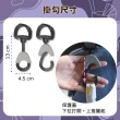 【OhBabyLuxury】推車掛鉤 兩入一組(推車配件/推車掛勾/360度 旋轉掛鉤/嬰兒車/自行車/汽車椅背掛鉤)