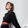 【iROO】波希米亞風針織長洋裝
