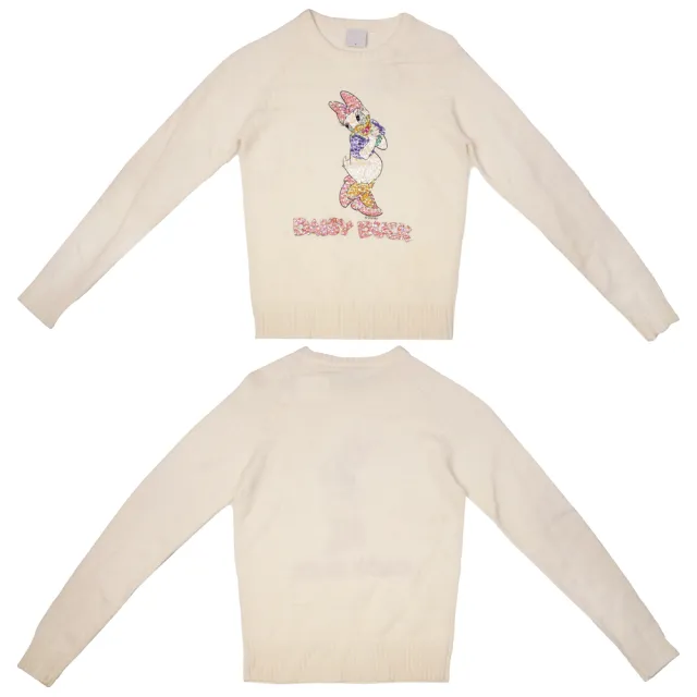 【TDL】日本進口迪士尼唐老鴨黛西保暖毛線衣服 80-1006/80-1007(平輸品)