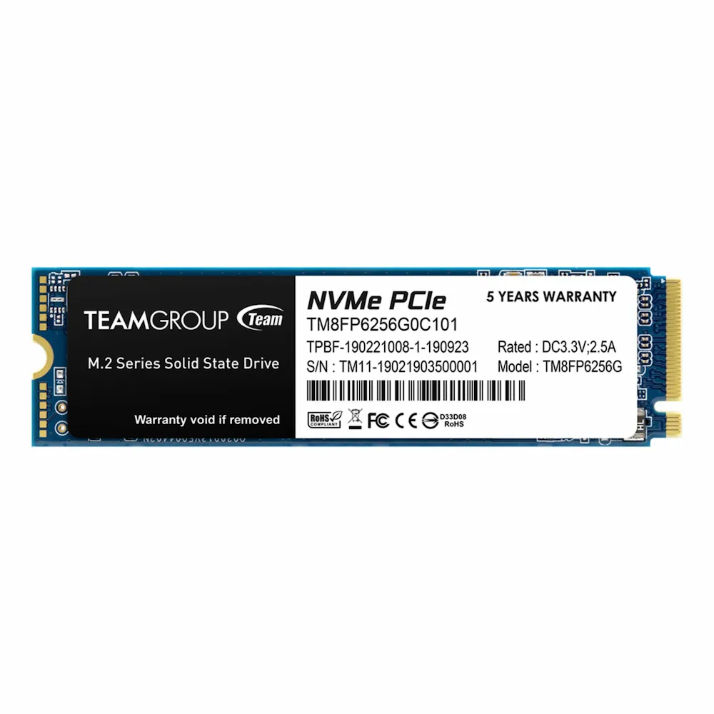 【Team 十銓】MP33 256GB M.2 PCI-E SSD 固態硬碟