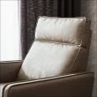 【hoi! 好好生活】林氏木業頭手動型科技布可旋轉單人躺椅沙發 LS170-迷霧灰