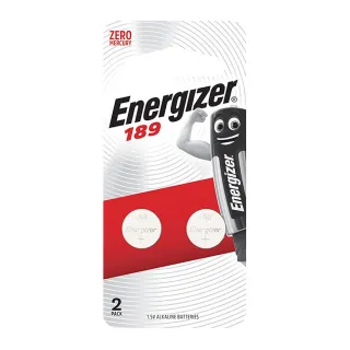 【Energizer 勁量】鈕扣型189鹼性電池 24顆 吊卡裝(1.5V鈕扣電池LR54)