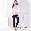 【betty’s 貝蒂思】幾何印花寬版襯衫(白色)