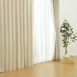 【NITORI 宜得利家居】遮光2級 窗簾 G PALETTE BE 100×140×1(PALETTE 窗簾)