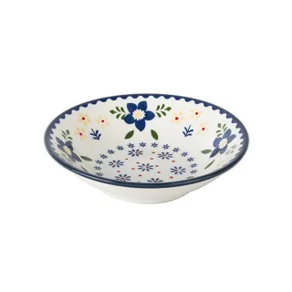 【Royal Duke】手繪波蘭陶法蒂系列-5.5吋湯盤(兩入組 波蘭陶 餐盤 陶瓷 飯盤 湯盤 盤子 盤)
