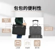 【WiWU】極簡時尚多口袋15.6吋/16吋MacBook筆電包(肩背/側背/斜背 黑色)