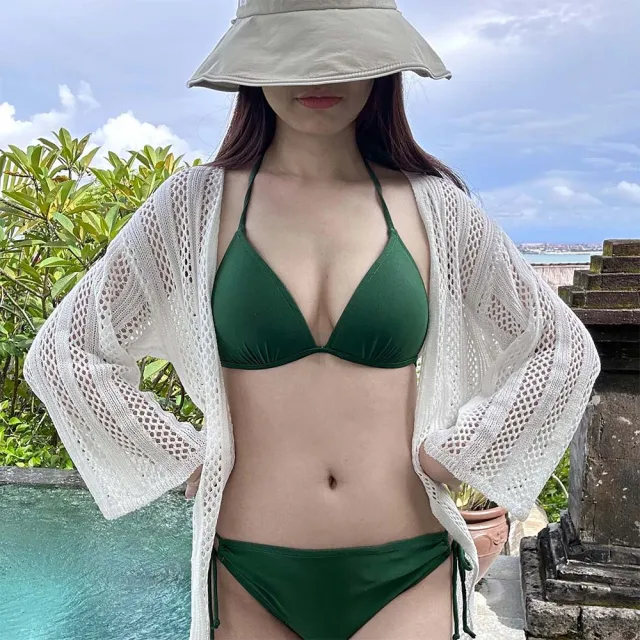 SeasonsBikini 黑標美胸比基尼-001(泳裝泳衣比基尼集中小胸救星泳衣)