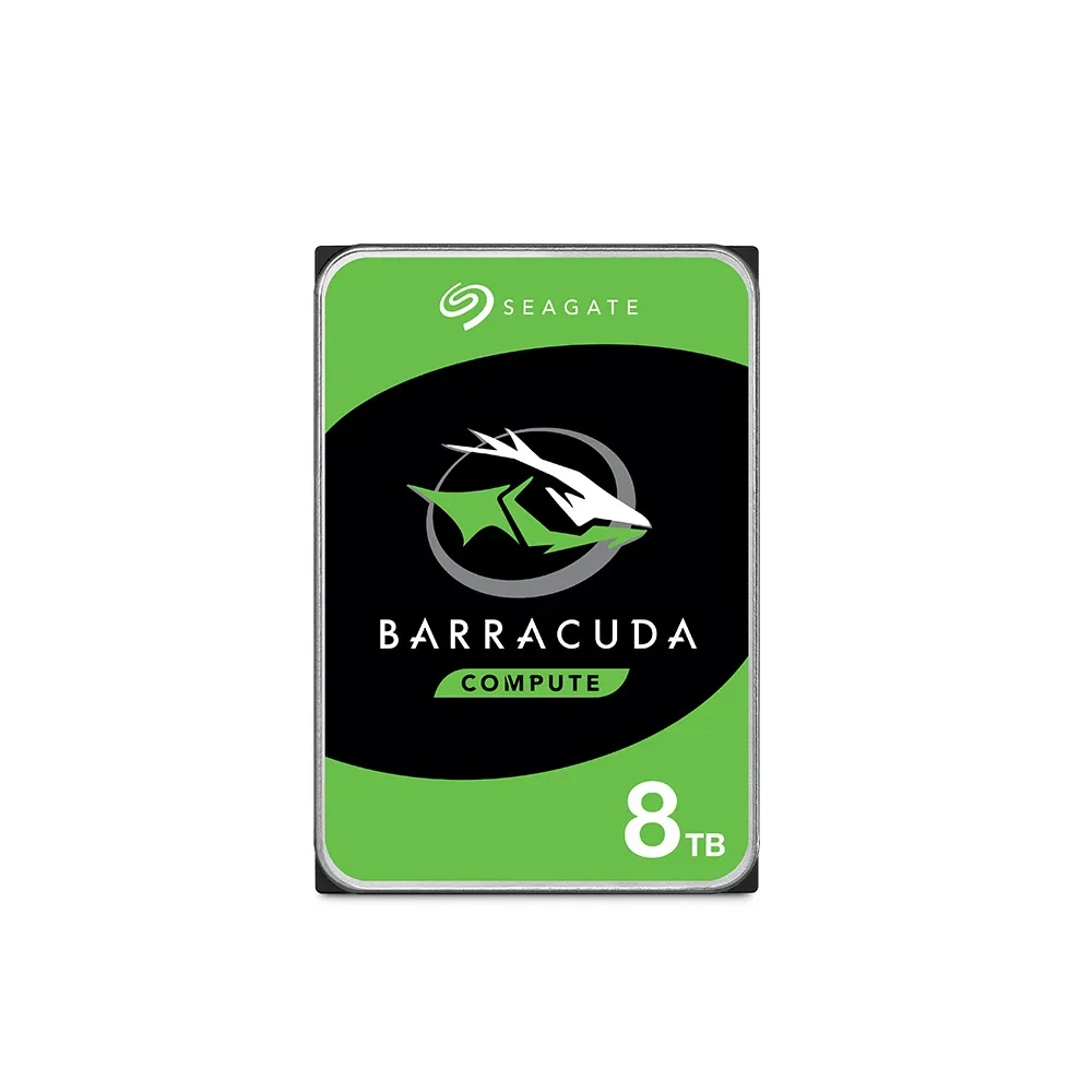 【SEAGATE 希捷】BarraCuda 8TB 3.5吋 5400轉 256MB 桌上型 內接硬碟(ST8000DM004)