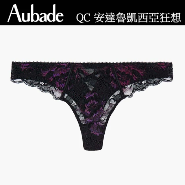 【Aubade】黎明之愛蕾絲丁褲-QA(黑)