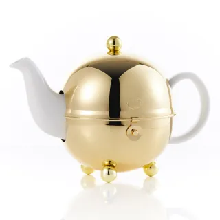 【TWG Tea】爵士金現代藝術系列茶壺(白色/900ml)