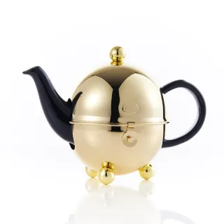 【TWG Tea】爵士金現代藝術系列茶壺(黑色/500ml)