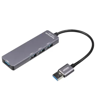 【INTOPIC】HB-650 4孔 USB HUB集線器(USB3.1/鋁合金)