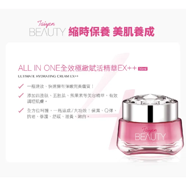 【台鹽生技】All In One全效極緻賦活精華EX++(30ml)