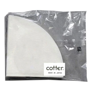 【93coffee玖參咖啡】日本製 棉絨濾紙 極棉濾紙 cotton coffee filter(咖啡濾紙 錐形01 1-2人份)