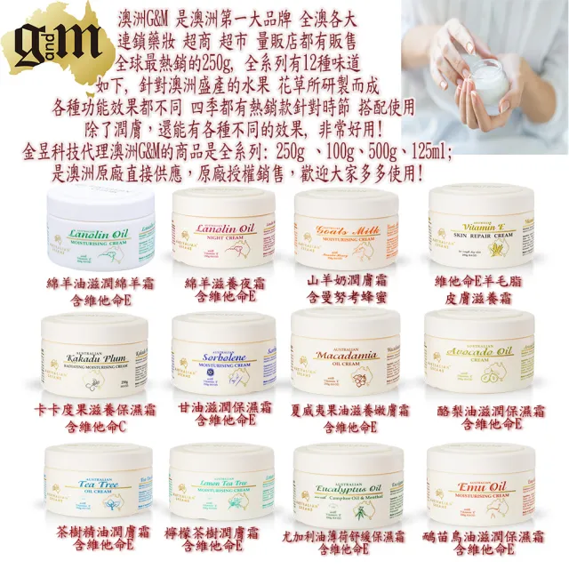【G&M】MKII金蓋維他命E皮膚滋養霜-2026年9月到期(2 入組 100g/瓶)