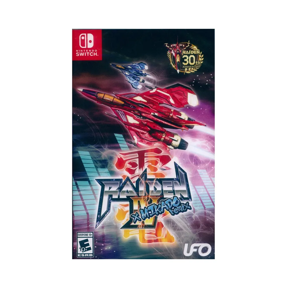 【Nintendo 任天堂】NS Switch 雷電IV x 米卡多混音版 Raiden IV x MIKADO remix(英日文美版)