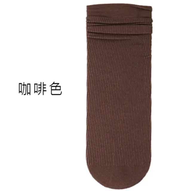 【OT SHOP】女款棉質素色坑條紋中筒襪 M1163(春夏潮流配件 文青簡約百搭 秋冬大地色系)