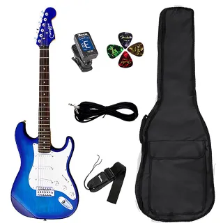【JYC Music】最新款入門嚴選ST-1電吉他-鏡面藍/加贈5好禮市價超過16XX(ST-1電吉他 鏡面藍)