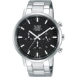 【ALBA】Prestige三眼計時腕錶-黑銀色 42mm(VD53-X296D/AT3D33X1)