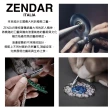 【ZENDAR】頂級黑珍珠水鑽墜鍊 Stunning Harp 耀眼豎琴 11mm(9015)