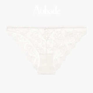 【Aubade】永恆古典蕾絲三角褲-TC(白)