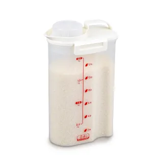 【買一送一】日本多功能冷藏庫保鮮儲米密封桶-2.4kg