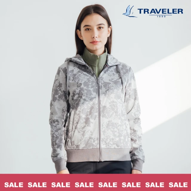 TRAVELER 旅行者 女款Soft Shell 防風撥水保暖外套_212TR215-91(防風外套)