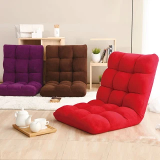 【棉花田】亞當多段式仿麂皮折疊和室椅-3色可選
