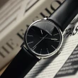 【Calvin Klein 凱文克萊】CK 經典氣質簡約款 皮革錶帶 男/女錶 手錶 情人節(全四款)